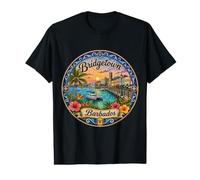 Histoire Coloniale de Bridgetown Barbade T-Shirt Graphique avec Valeur