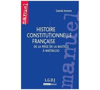 Histoire Constitutionnelle Française - De La Prise De La Bastille À Waterloo