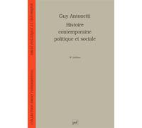 Histoire contemporaine politique et sociale