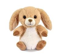 Histoire D’Ours - Doudou Peluche Lapin Beige 20 cm Matière Stretch Ultra Douce - Compagnon Mixte pour Bébé - Peluche Sensorielle et Apaisante - Cadeau Naissance Original - HO3297