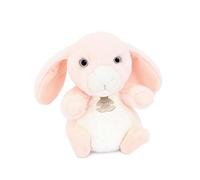 Histoire D’Ours - Doudou Peluche Lapin Rose 20 cm Ultra Doux Stretch - Peluche Bébé Fille Dès la Naissance - Compagnon Câlin & Décoratif - Cadeau Naissance Original - HO3282