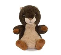 Histoire D’Ours - Doudou Peluche Marmotte 20 cm Matière Stretch Ultra Douce - Doudou Mixte Apaisant à câliner - Idée Cadeau Naissance pour Filles et Garçons - Collection Doux Stretch - HO3295