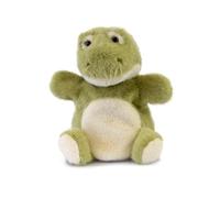 Histoire D’Ours - Marionnette Doudou Peluche Crocodile Vert 24 cm - Collection Podcoll - Jeu d’Éveil Ludique et Douillet pour Bébé - Idée Cadeau Naissance - Peluche Souple à Collectionner - HO3368
