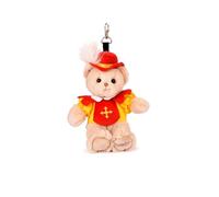 Histoire D’Ours - Ours Viking en Peluche Porte-clés 15 cm - Collection PUY du Fou - Doudou Peluche Enfant Bébé - Souvenir PUY du Fou Officiel - Cadeau Médiéval Enfant ou Collectionneur - LI4393