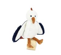 Histoire D’Ours - Peluche Mouette 23 cm - Collection TRÉSORS Marins - Compagnon Doux pour Bébé - Jouet d’Éveil Original dès la Naissance - Décoration Chambre Thème Mer - HO3263