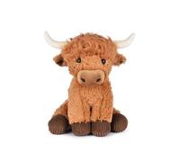Histoire D’Ours - Vache Écossaise en Peluche Highland 30 cm - Collection PUY du Fou - Doudou Peluche Enfant Bébé - Souvenir Historique Officiel - Cadeau Anniversaire Garçon ou Fille - LI4525