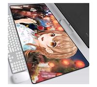 Histoire d'amour Jeunesse Tapis De Souris 800 X 300 Mm, Surface De Texture Lisse Mousepad, Couche Imperméable Parfaite, Base De 3 Mm D'Épaisseur, La Meilleure Expérience De Précision Et De Vitesse, G