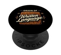 Histoire de Babylone cunéiforme sumérienne Mésopotamie Antique PopSockets PopGrip Adhésif