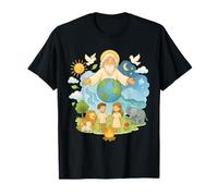 Histoire de création pour enfants - Bible Art Faith Family Design T-Shirt