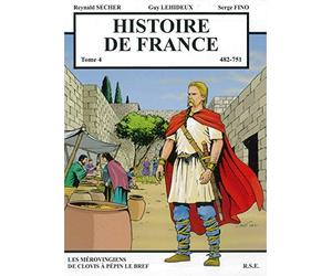 Histoire de France, Tome 4 : Les mérovingiens de Clovis à Pépin le Bref de Reynald Secher (2014) Broché