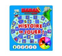 Histoire de Jouer Badou/Babar - Set Livre Jeux : 5 Plateaux de Jeux associés : Petits Chevaux, échelles, serpentin, l oie, Chasse aux trésors