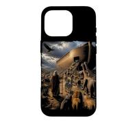 Histoire de la Bible épique Graphique chrétien - Animaux Noé et Arche Coque pour iPhone 16 Pro