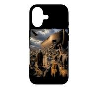 Histoire de la Bible épique Graphique chrétien - Animaux Noé et Arche Coque pour iPhone 17