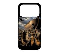 Histoire de la Bible épique Graphique chrétien - Animaux Noé et Arche Coque pour iPhone 17 Pro