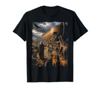 Histoire de la Bible épique Graphique chrétien - Animaux Noé et Arche T-Shirt