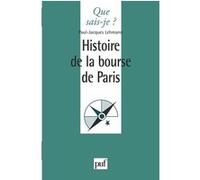 Histoire de la bourse de paris