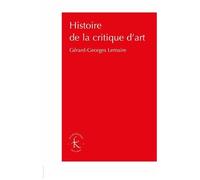 Histoire De La Critique D'art