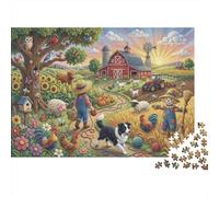 Histoire de la Ferme de Laine Puzzle 1000 Pièces Adultes Et Enfants,Premium,Carton,Jeu Éducatif,Cadeau,Défi,Déco Murale,Dès 14 Ans,Anti-Stress,Détente,Casse-tête 70x50cm