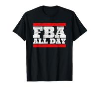 Histoire de la fondation FBA All Day Black, design et art américain T-Shirt