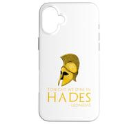 Histoire de la Grèce Antique - Ce Soir Nous dînons dans l'Hadès - Leonidas Coque pour iPhone 16 Plus