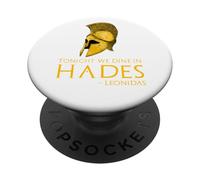 Histoire de la Grèce Antique - Ce Soir Nous dînons dans l'Hadès - Leonidas PopSockets PopGrip Adhésif