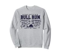 Histoire de la guerre civile La bataille de Bull Run Manassas VA 1864 Sweatshirt