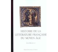 Histoire de la littérature française AU MOYEN AGE