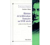 Histoire de la littérature française au XVIIe siècle, tome 1