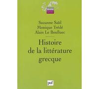 Histoire de la littérature grecque