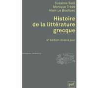 Histoire De La Littérature Grecque