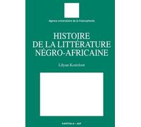 Histoire De La Littérature Négro-Africaine