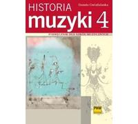 Histoire de la musique 4 Danuta Gwizdalanka (Buch auf Polnisch)