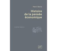 Histoire De La Pensée Économique