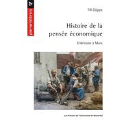 Histoire de la pensée économique D'Aristote à Marx - Till Düppe - Presses Universite De Montreal - broché - Essai