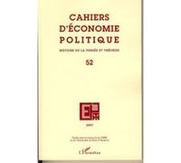 Cahiers D'économie Politique N° 52/2007