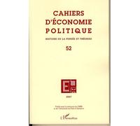 Cahiers D'économie Politique N° 52/2007