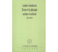 Histoire de la philosophie ancienne et médiévale