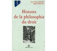 Histoire de la philosophie du droit - Jean-Cassien Billier - Armand Colin - broché - Essai