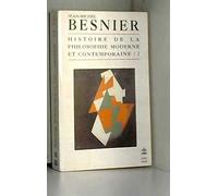 Histoire de la philosophie moderne et contemporaine