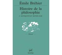 Histoire de la philosophie, tome 1 : Antiquité et Moyen Âge