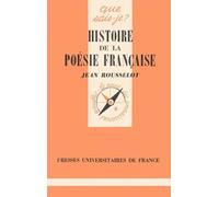 Histoire de la poésie française
