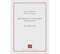 Histoire de la population française, tome 3, De 1789 à 1914