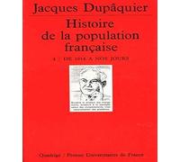 Histoire de la population française, tome 4 : De 1914 à nos jours