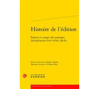 Histoire de l'édition