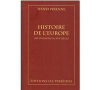 Histoire de l'Europe Henri Pirenne (Auteur)