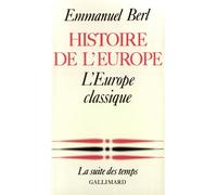 Histoire de l'Europe - Histoire de l'Europe Tome 2 - Emmanuel Berl - Gallimard - Livre