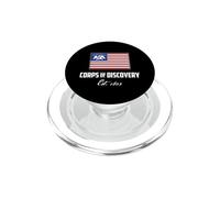 Histoire de l'exploration de Lewis Clark Jefferson PopSockets PopGrip pour MagSafe
