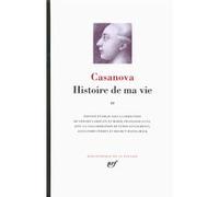 Jacques Casanova – Histoire de ma vie – Tome 3 – Relié