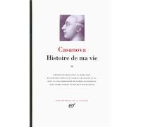 Jacques Casanova – Histoire de ma vie – Tome 3 – Relié