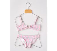 histoire de plage maillots de bain fille de couleur gris